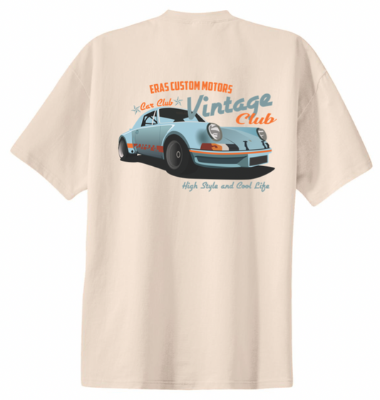 Vintage Car Club Logo T-Shirt