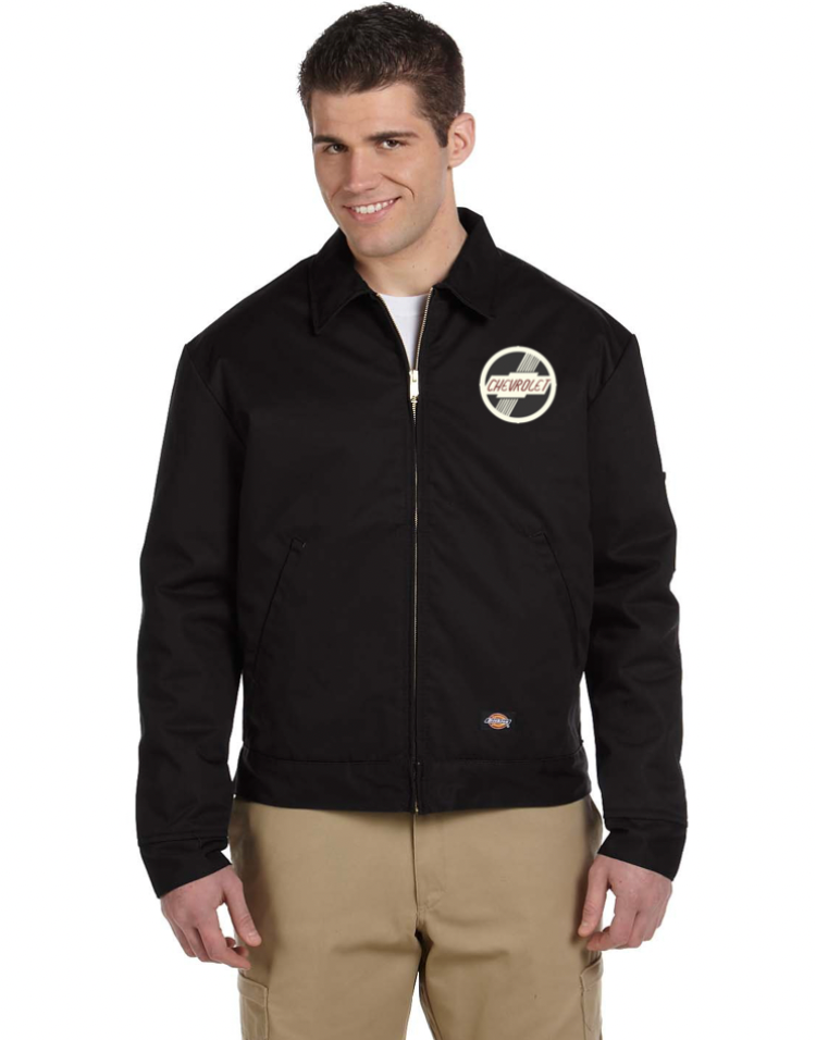 Dickies Eisenhower Jacket with Vintage Chevy Motor Company Logo