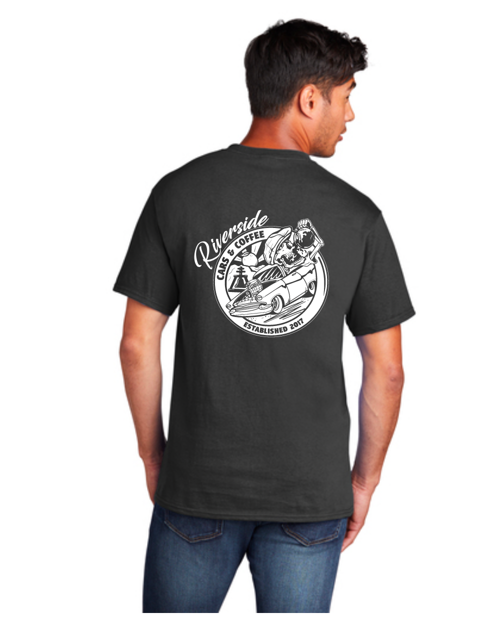 Riverside Cars and Coffee Logo T-Shirt